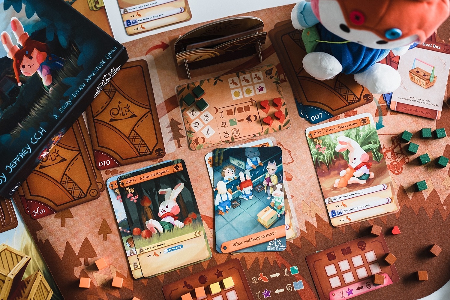 Eila and something shiny jeu de société narratif boardgame