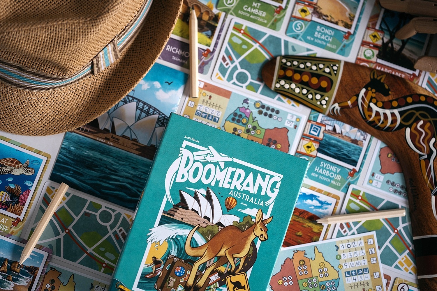 Boomerang Australia Matagot Asmodée jeu de société 
