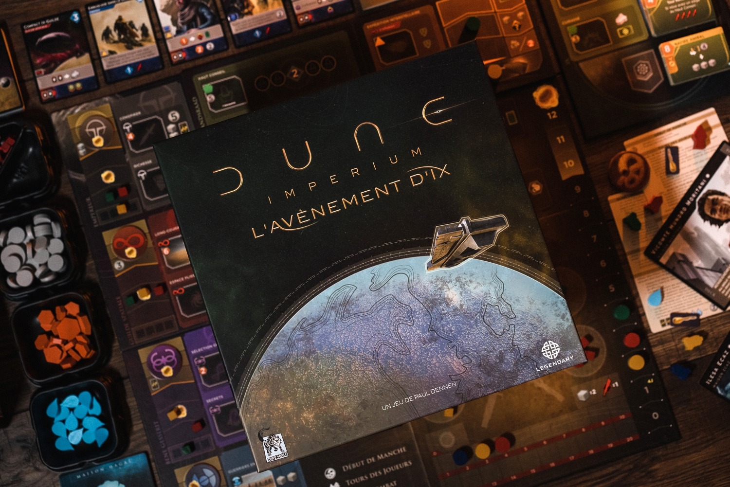 Dune imperium l'avénement d'ix jeu de société boardgame photography