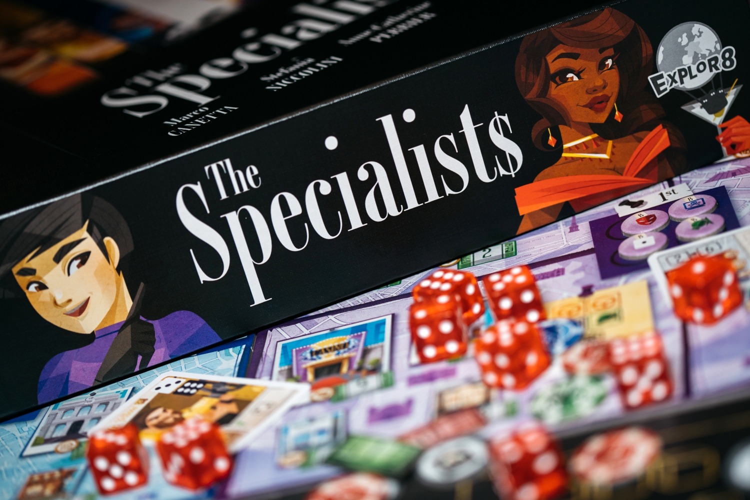 The Specialists Explor8 asmodée jeu de société Boardgame 