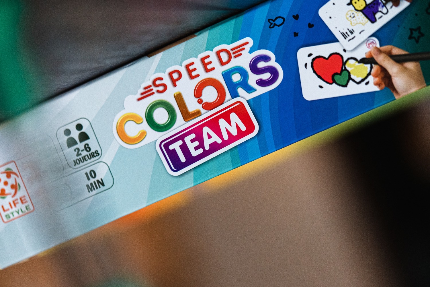 Speed colors team lifestyle boardgames jeu de société 