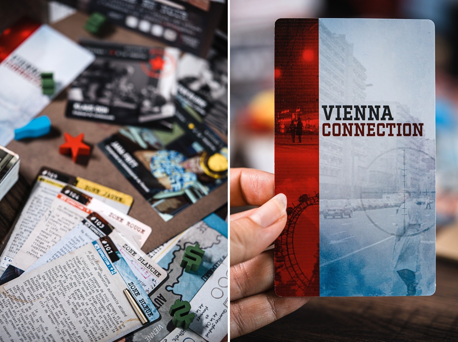 Vienna Connection Detective Iello jeu de société boardgame