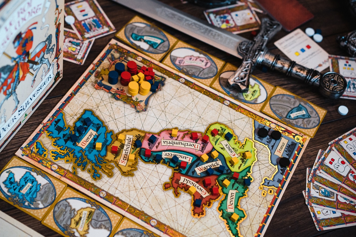 Le roi est mort king is death origames peer sylvester jeu de société boardgame