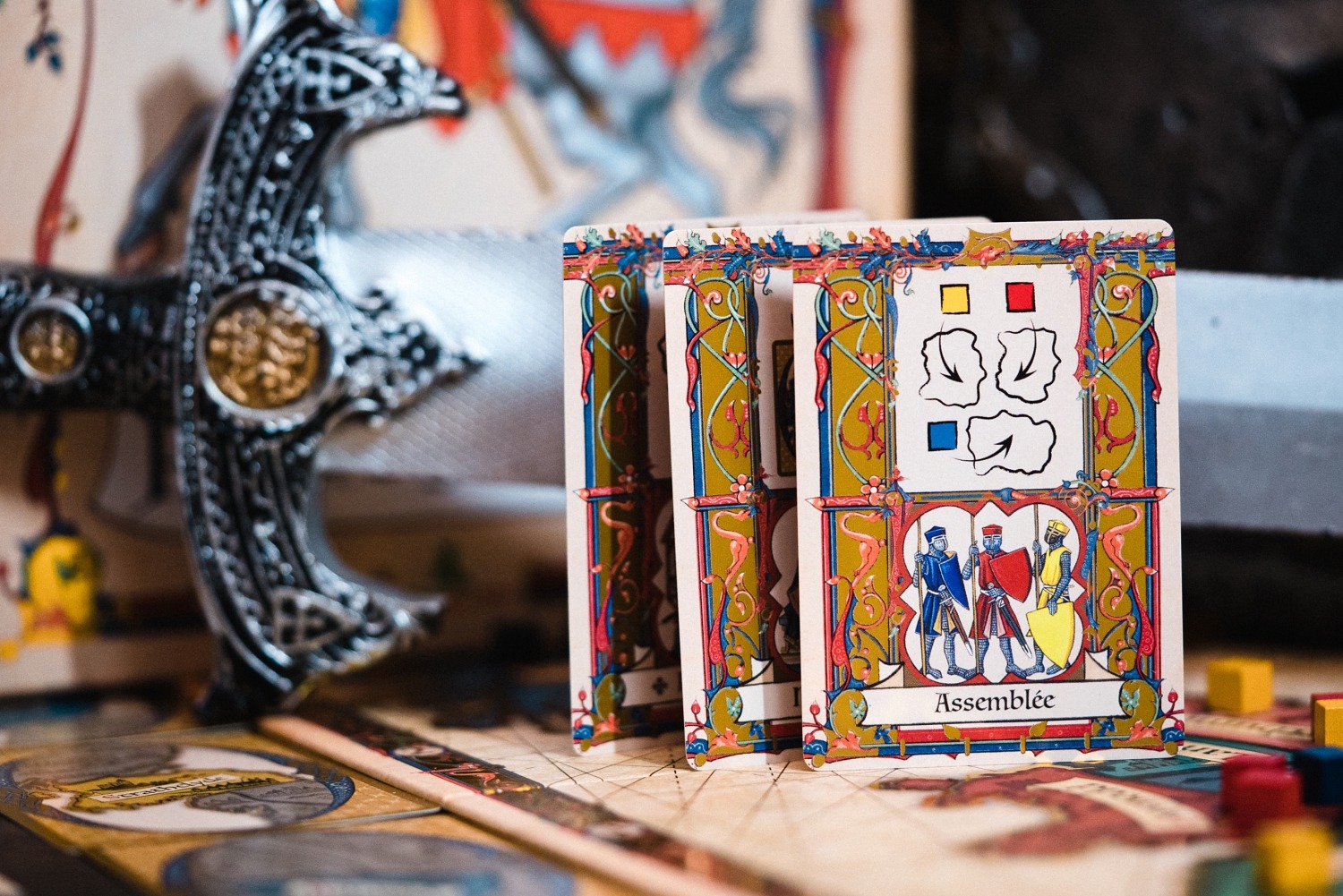 Le roi est mort king is death origames peer sylvester jeu de société boardgame