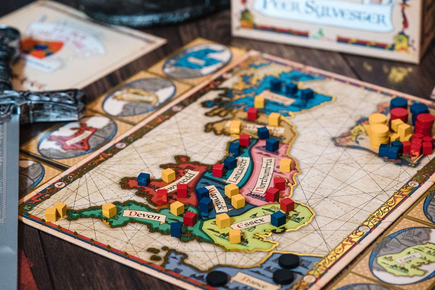 Le roi est mort king is death origames peer sylvester jeu de société boardgame