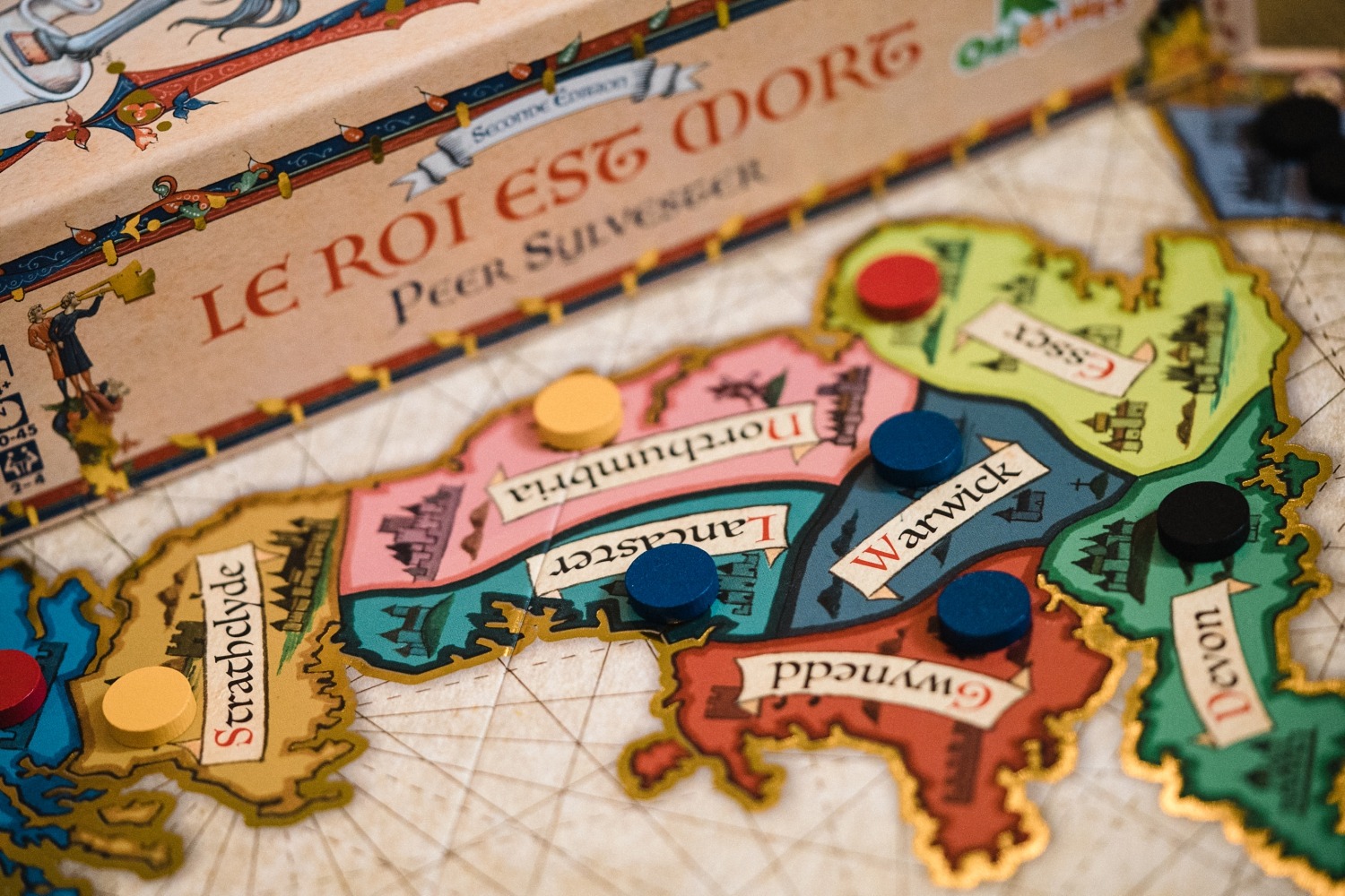 Le roi est mort king is death origames peer sylvester jeu de société boardgame