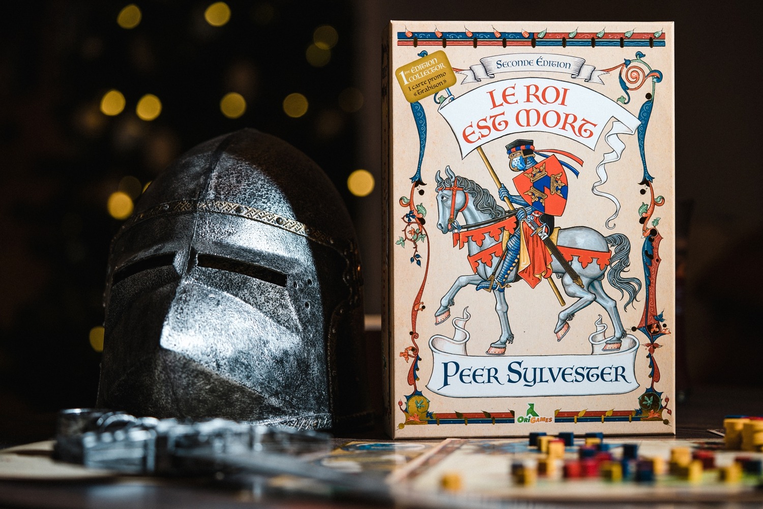 Le roi est mort king is death origames peer sylvester jeu de société boardgame