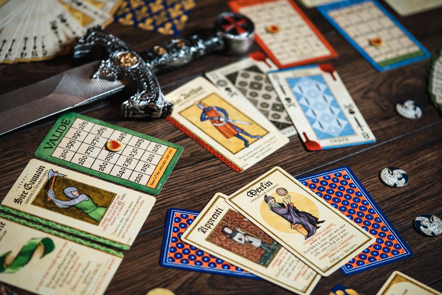Le tournoi de Camelot origames jeu de société 