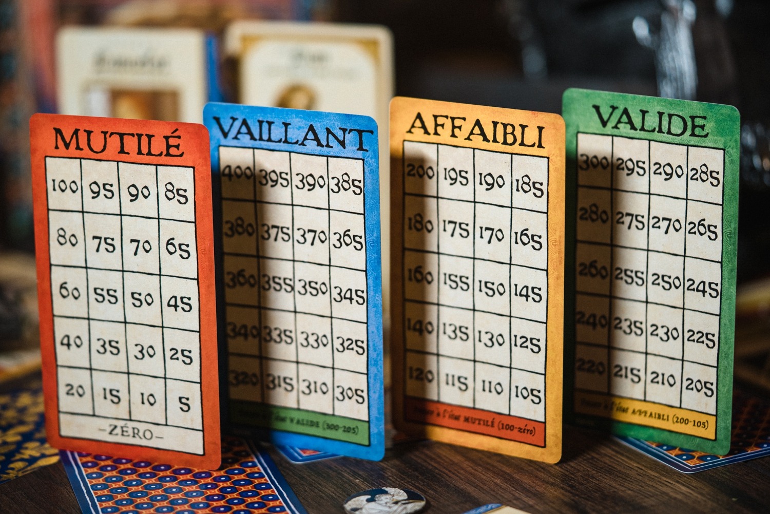 Le tournoi de Camelot origames jeu de société 