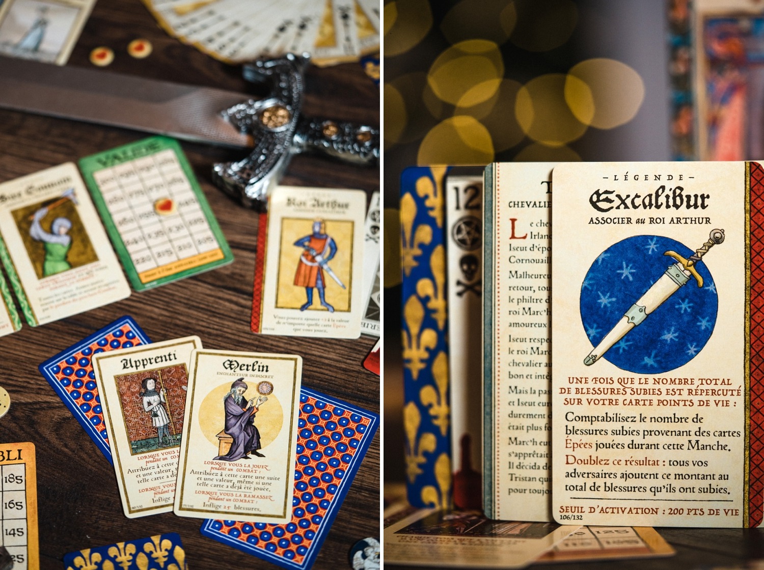 Le tournoi de Camelot origames jeu de société 