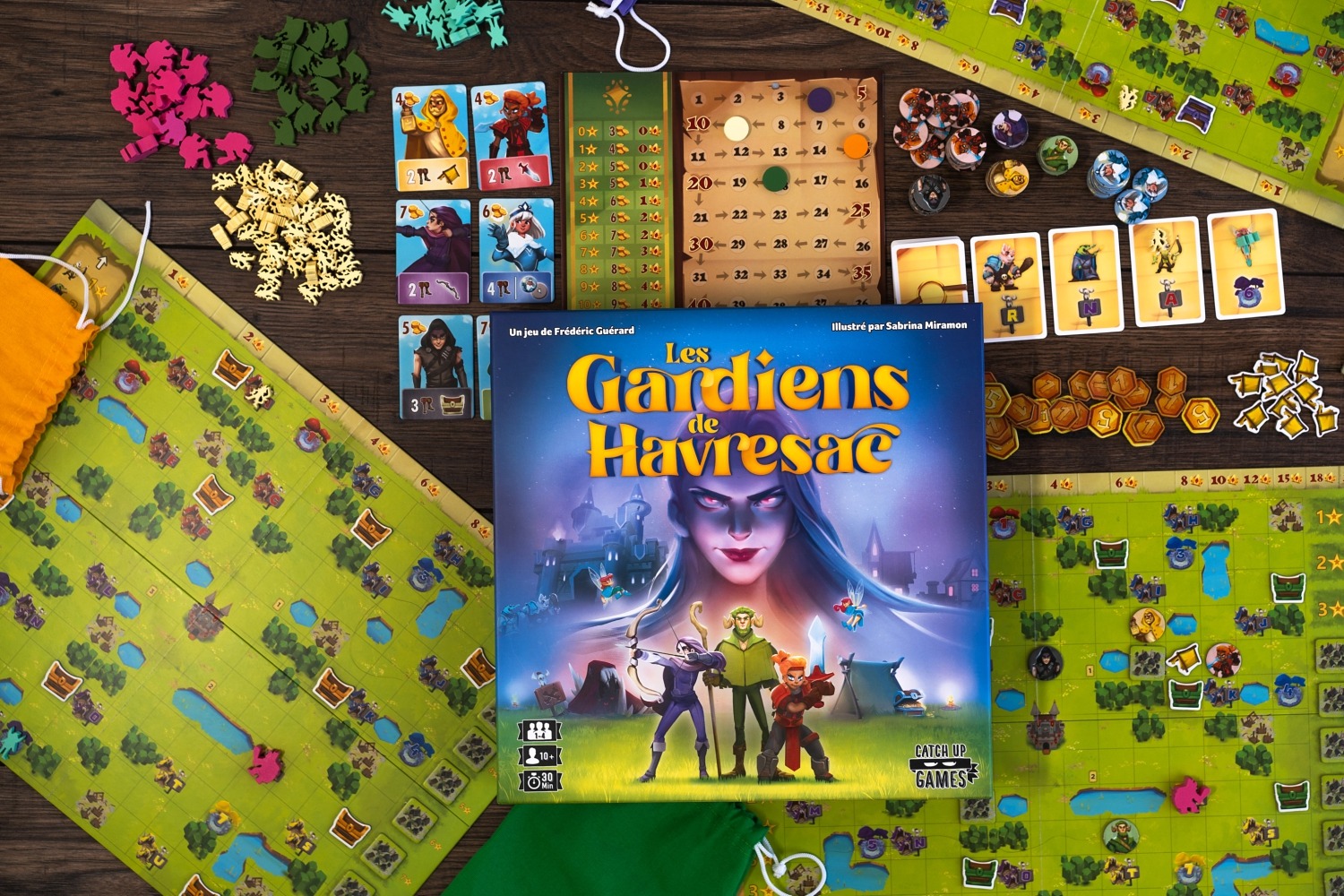 Les gardiens de Havresac jeu de société boardgame photography Catch up games 