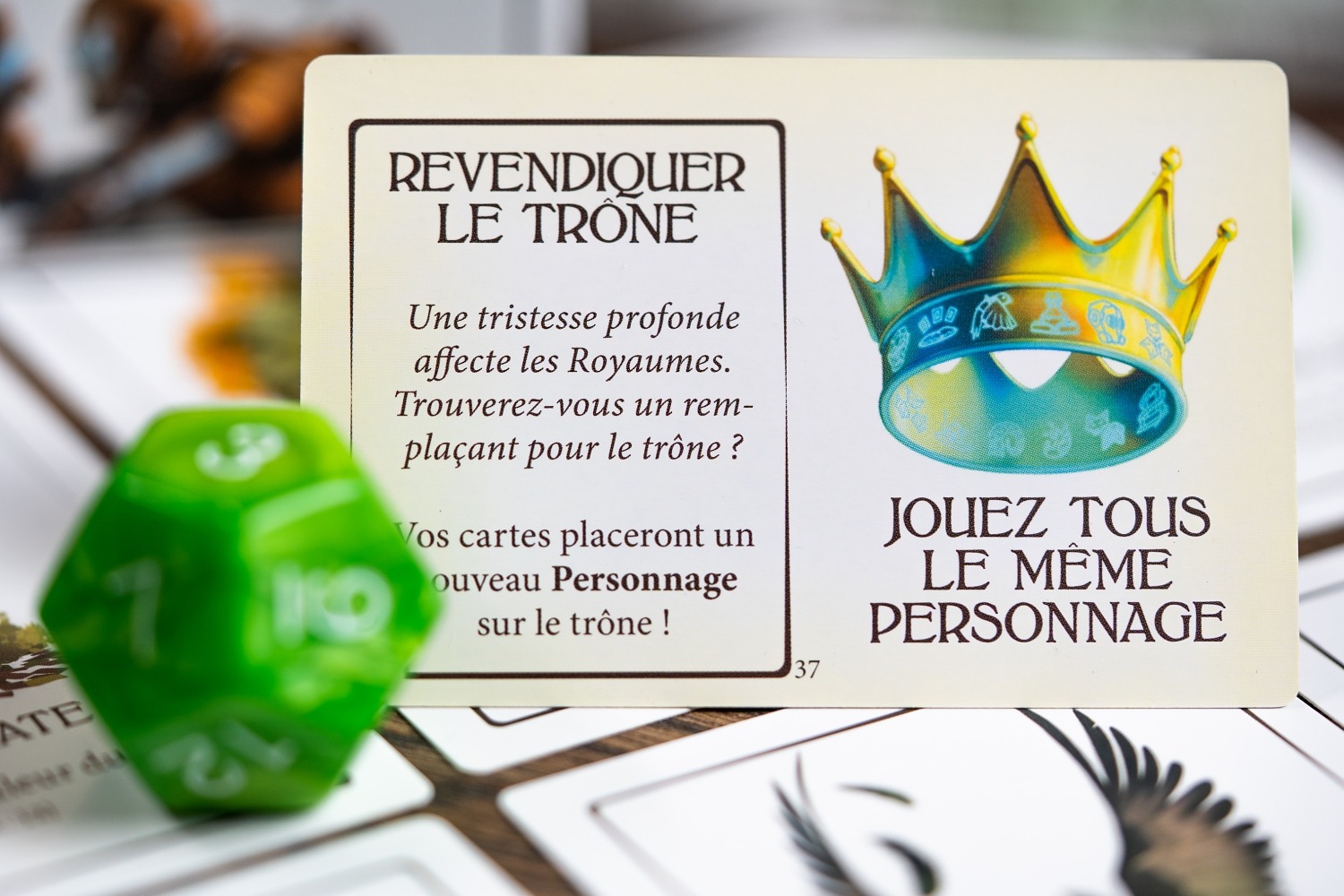 Conseil des 12 lucky duck games jeu de société boardgame