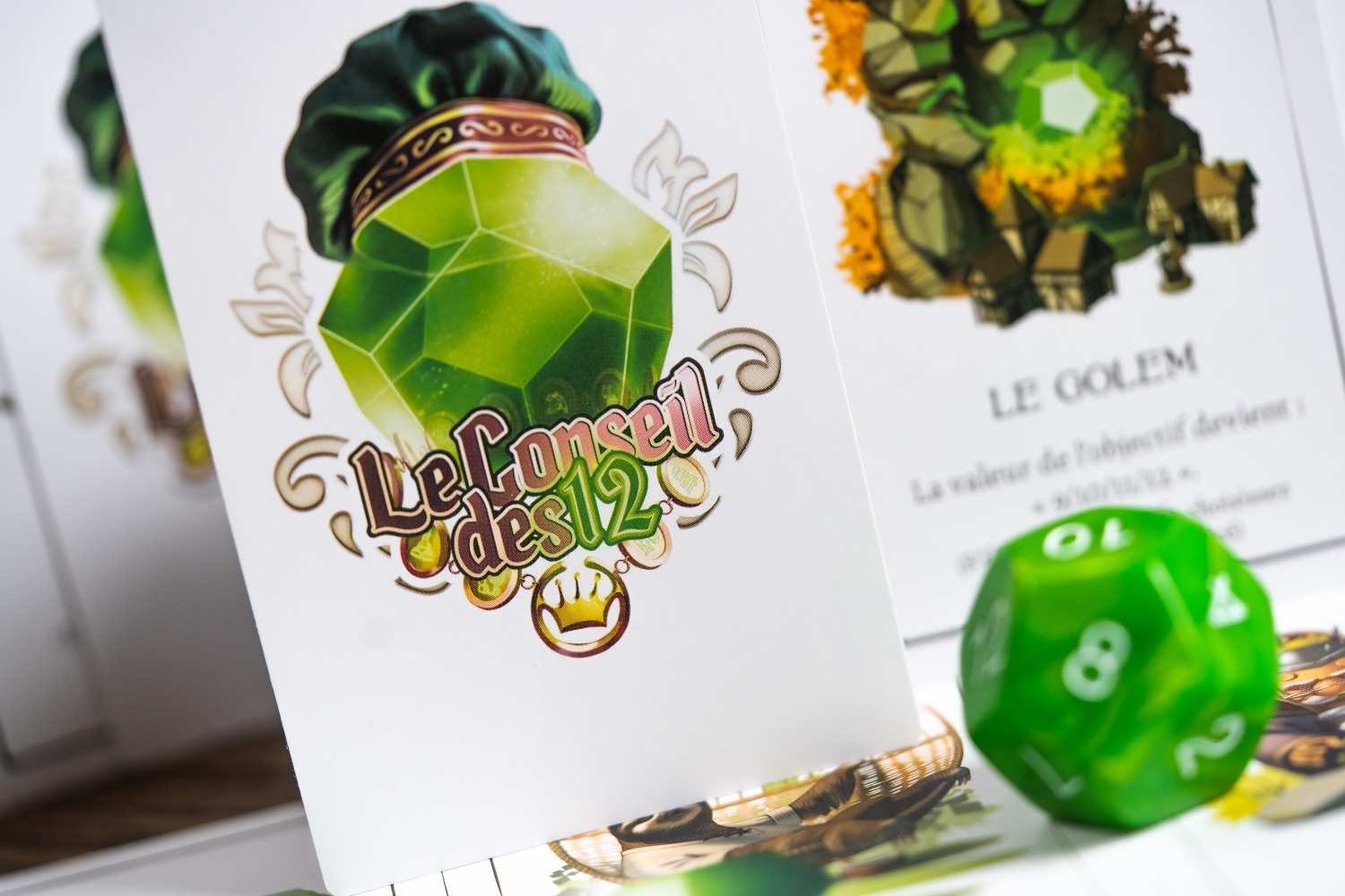 Conseil des 12 lucky duck games jeu de société boardgame