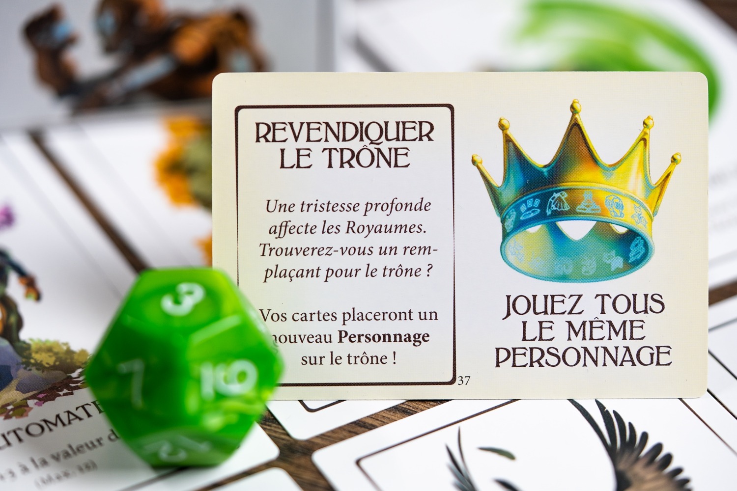 Conseil des 12 lucky duck games jeu de société boardgame