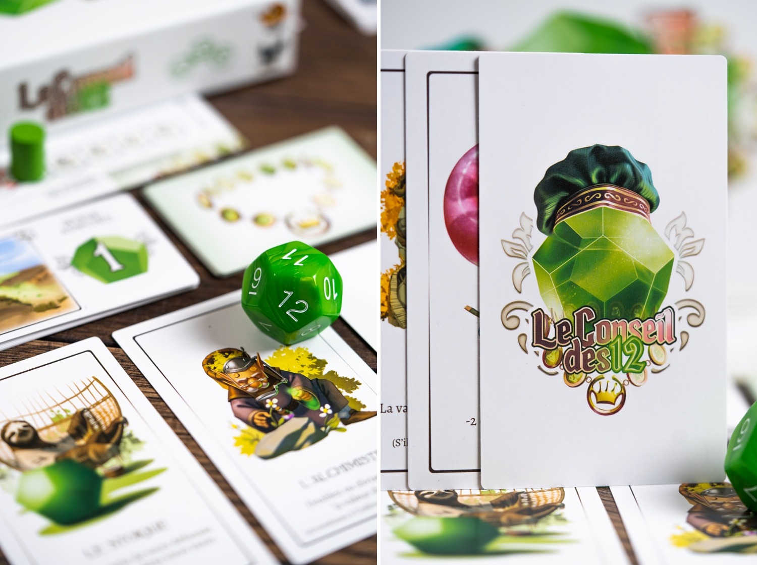 Conseil des 12 lucky duck games jeu de société boardgame