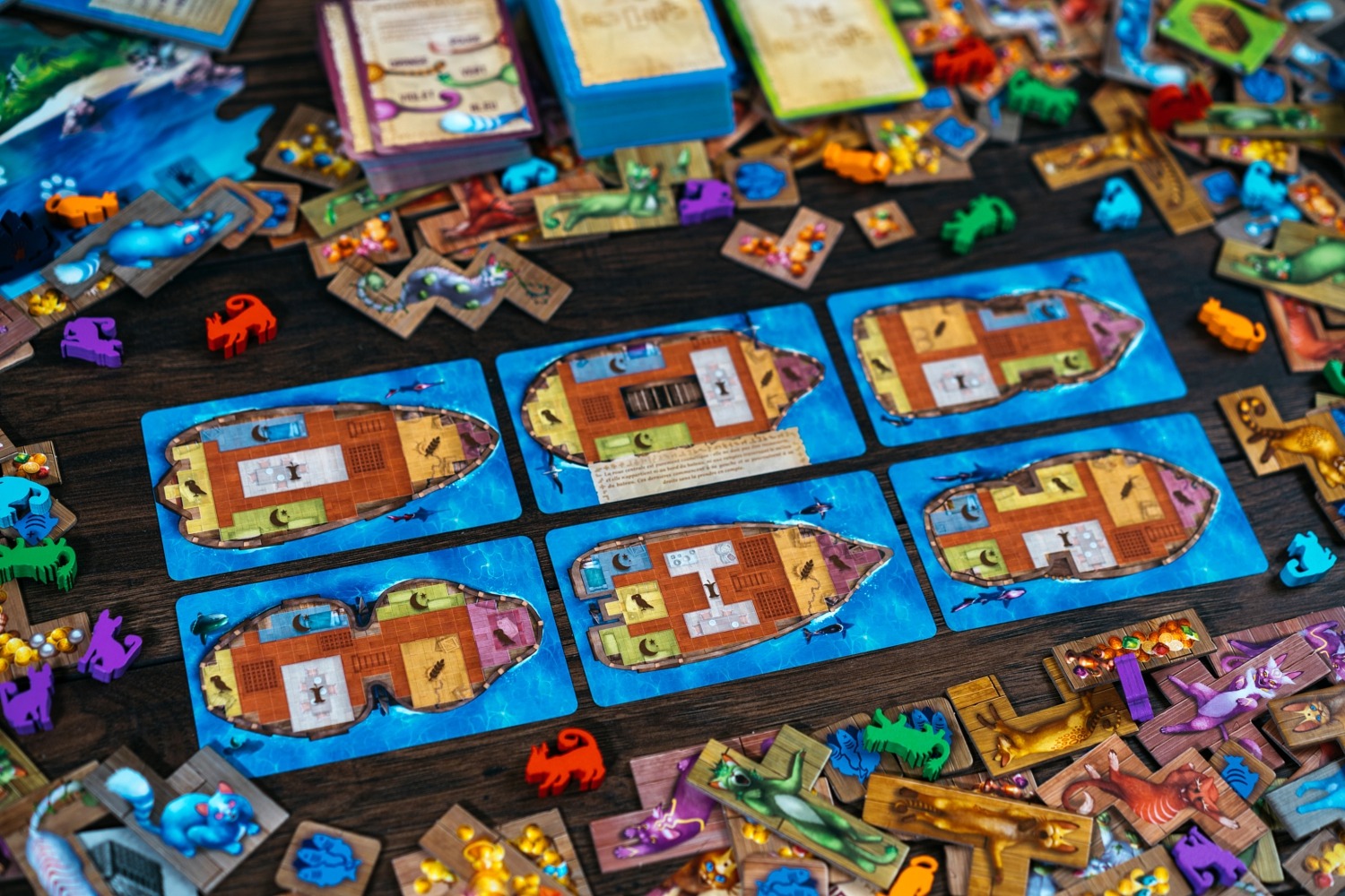 Ile des chats isle of cats lucky duck games jeu de société boardgame 