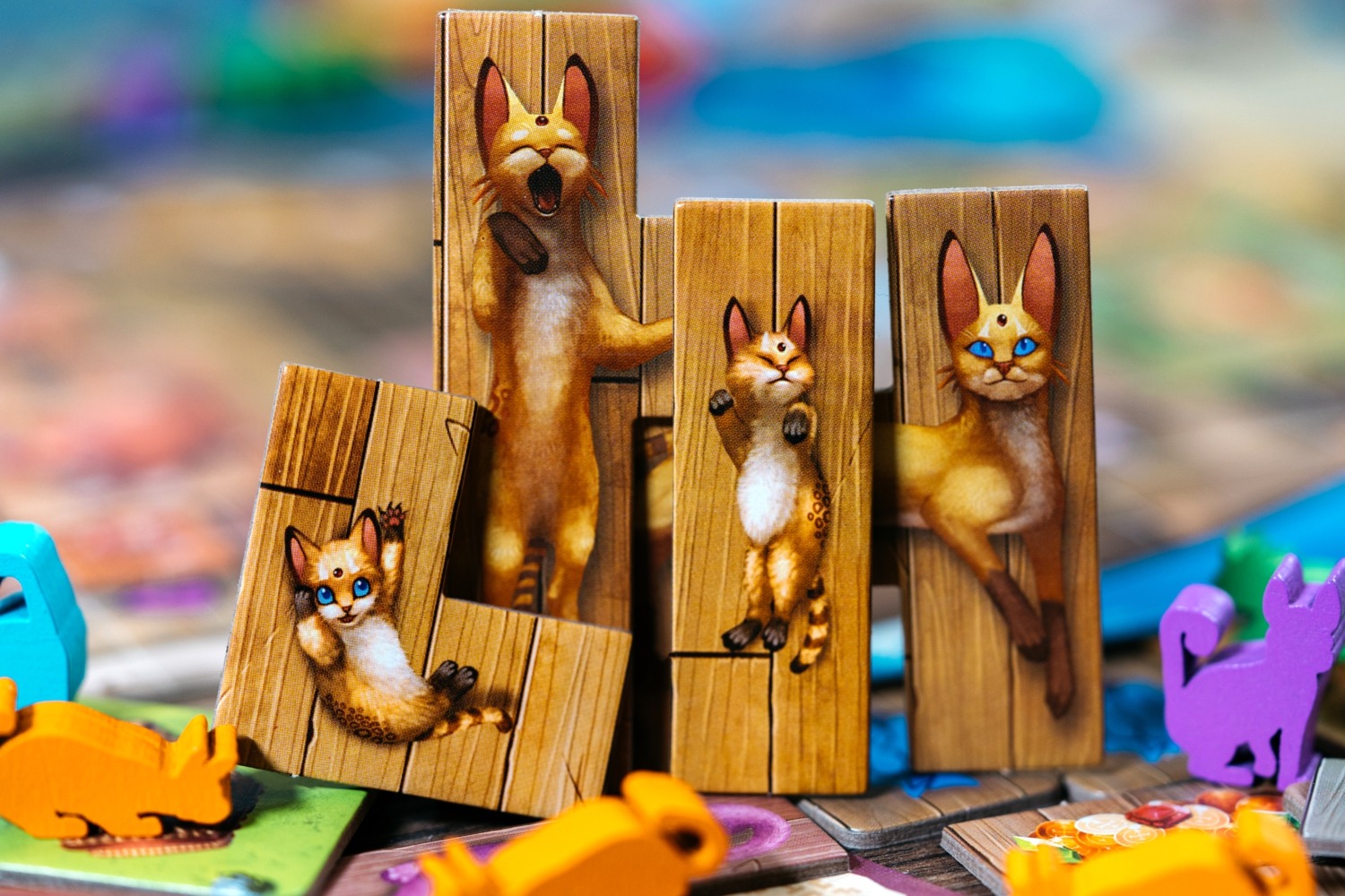 Ile des chats isle of cats lucky duck games jeu de société boardgame 