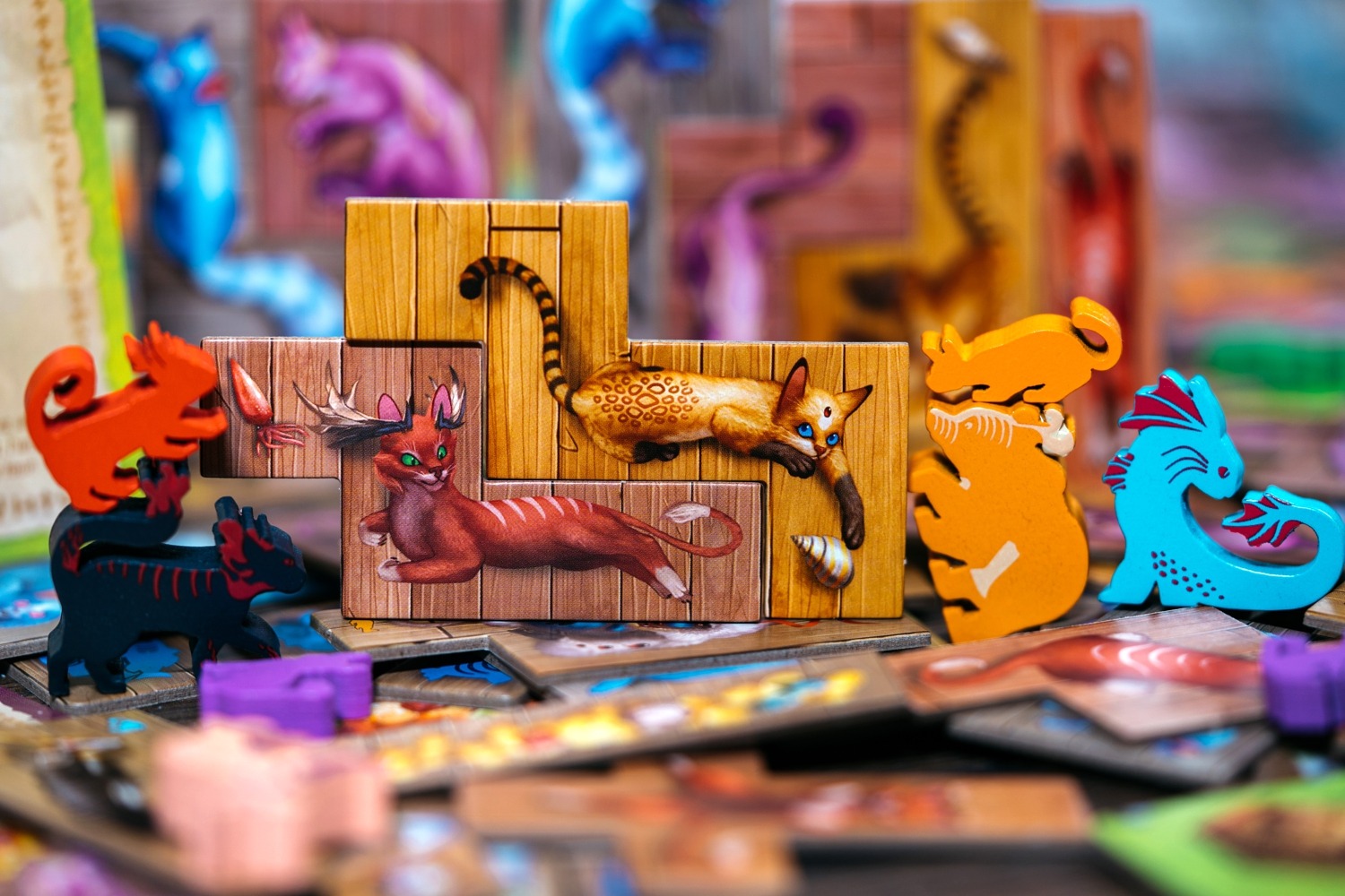 Ile des chats isle of cats lucky duck games jeu de société boardgame 