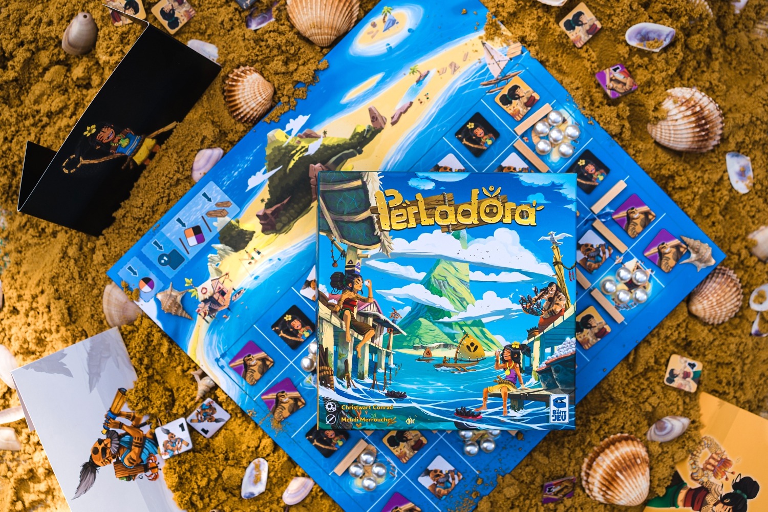 Perladora la boite de jeu boardgame jeu de société