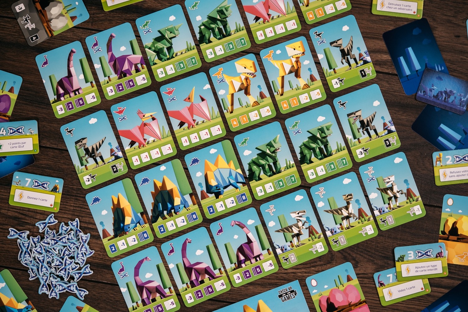 cubosaurs catch up games boardgame jeu de société 