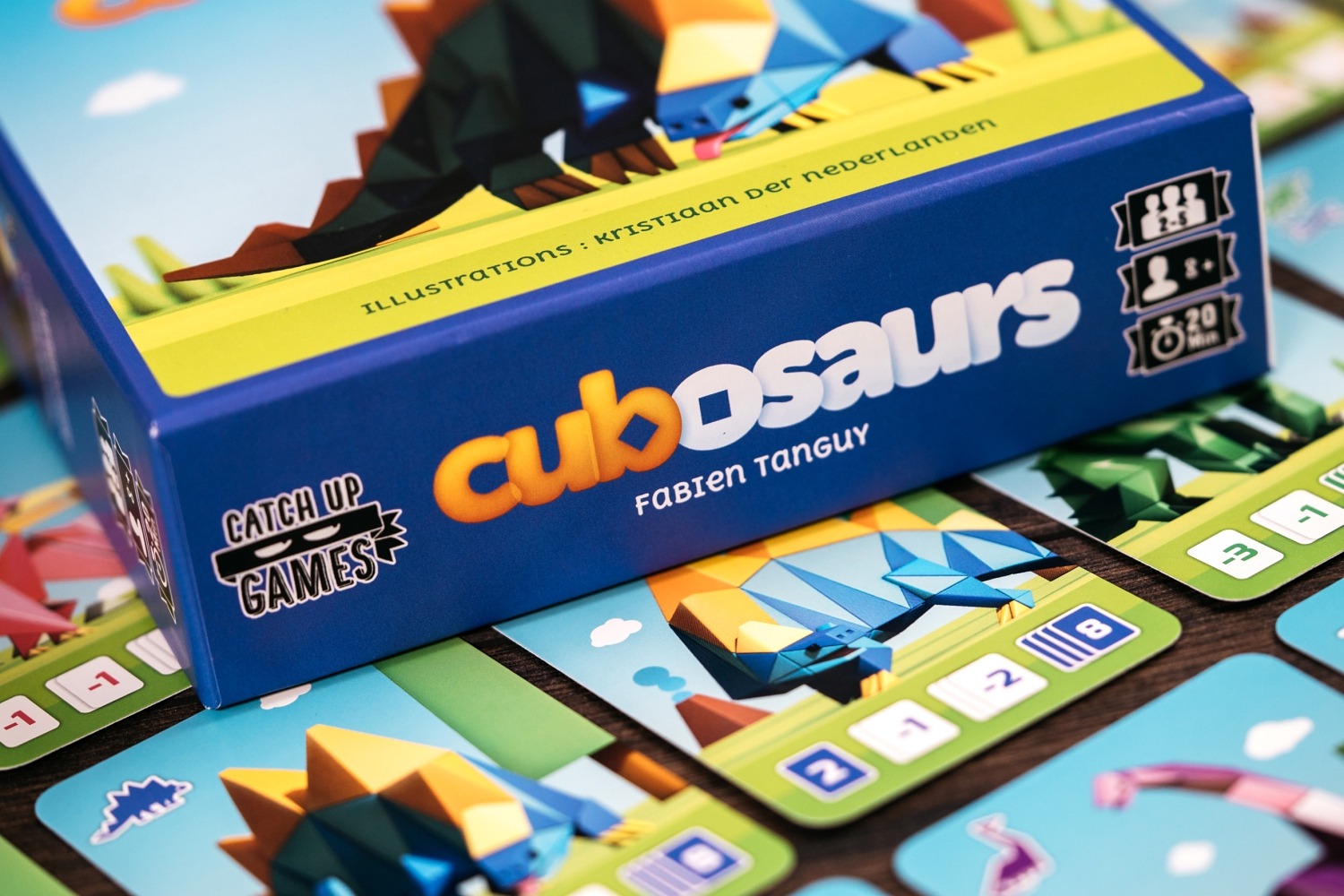cubosaurs catch up games boardgame jeu de société 
