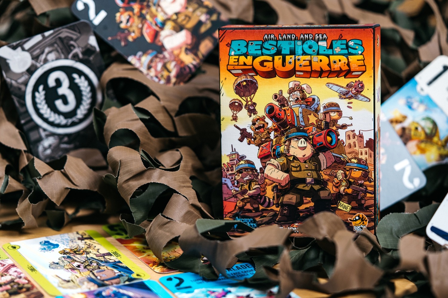 Bestioles en guerre lucky duck games jeu de société boardgame air land and sea