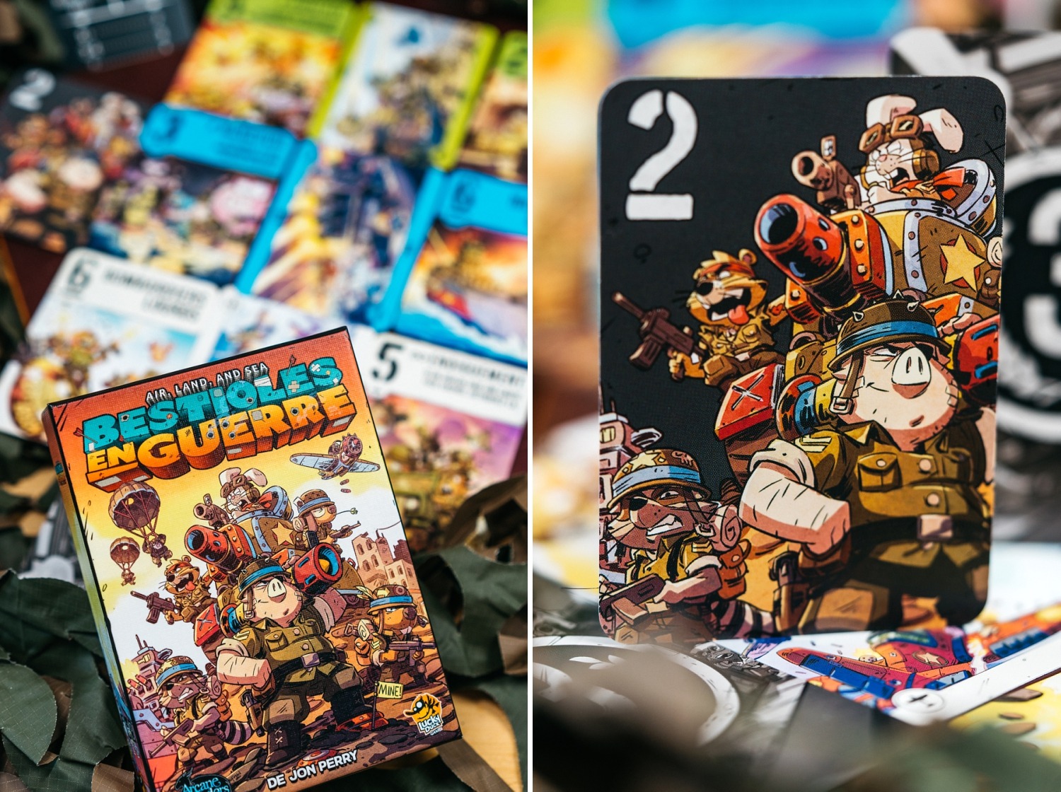 Bestioles en guerre lucky duck games jeu de société boardgame air land and sea