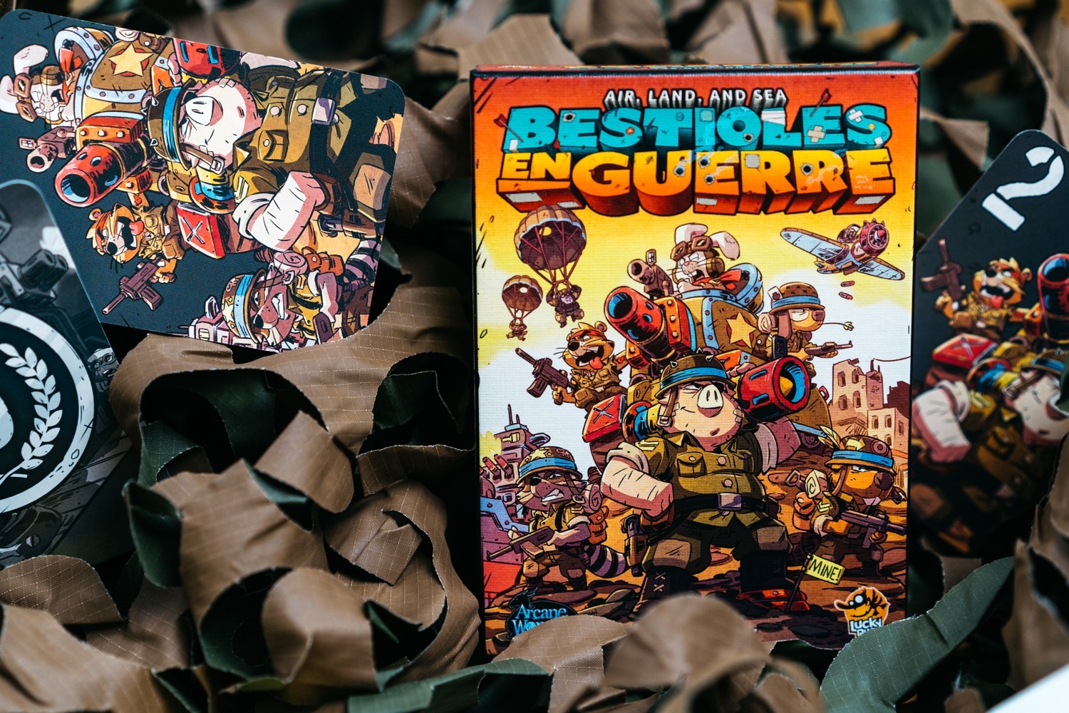 Bestioles en guerre lucky duck games jeu de société boardgame air land and sea
