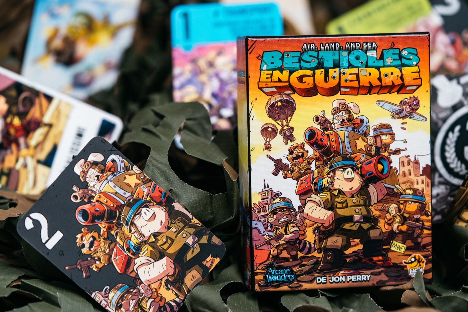 Bestioles en guerre lucky duck games jeu de société boardgame air land and sea