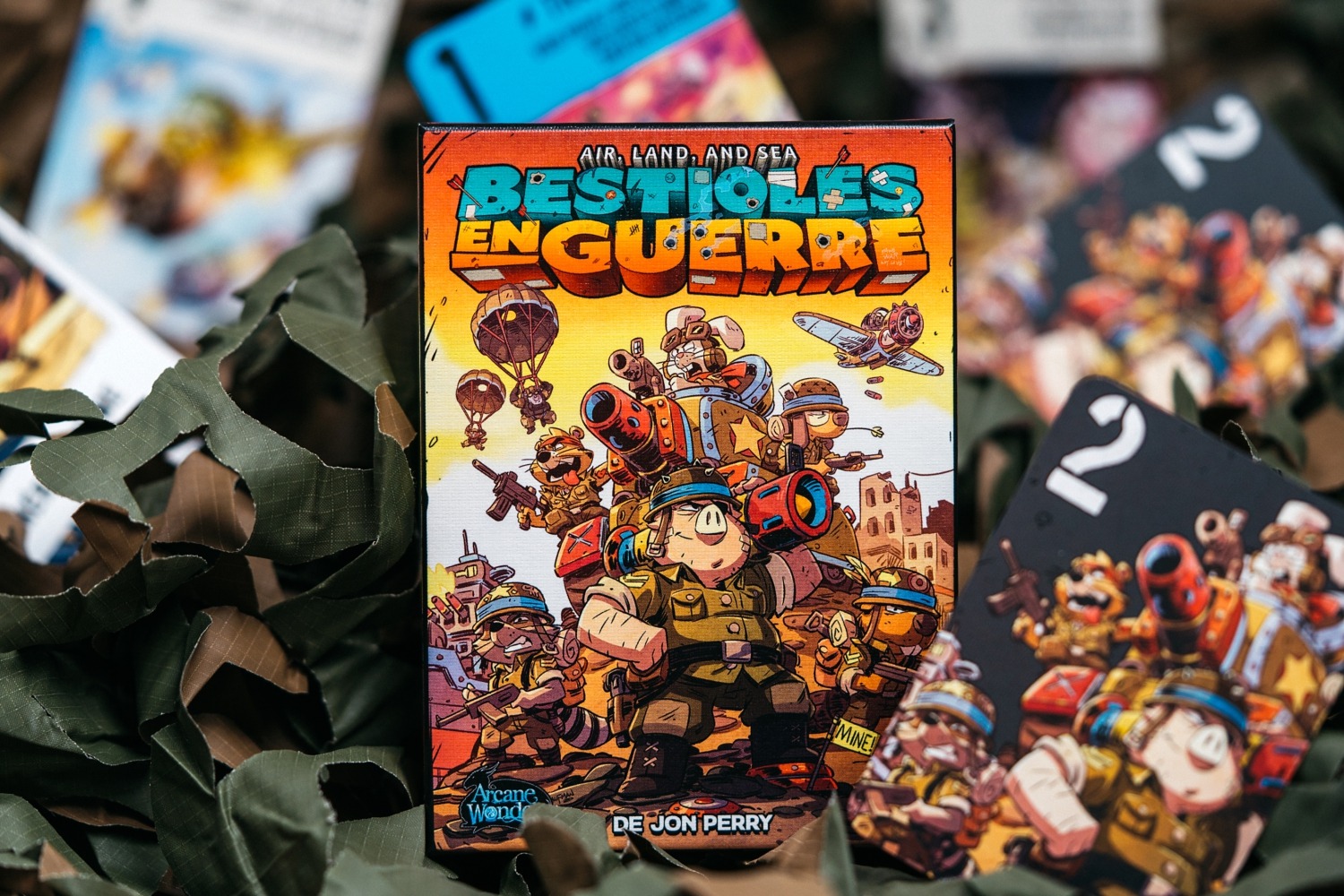 Bestioles en guerre lucky duck games jeu de société boardgame air land and sea