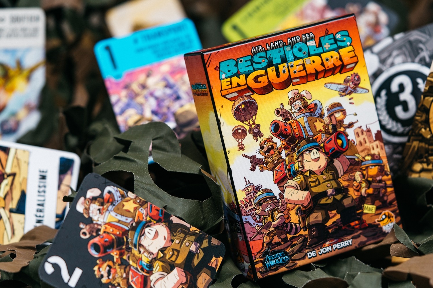 Bestioles en guerre lucky duck games jeu de société boardgame air land and sea
