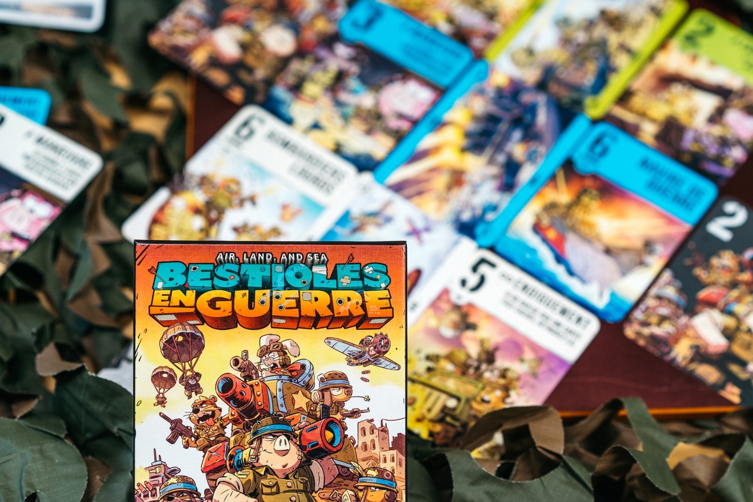 Bestioles en guerre lucky duck games jeu de société boardgame air land and sea