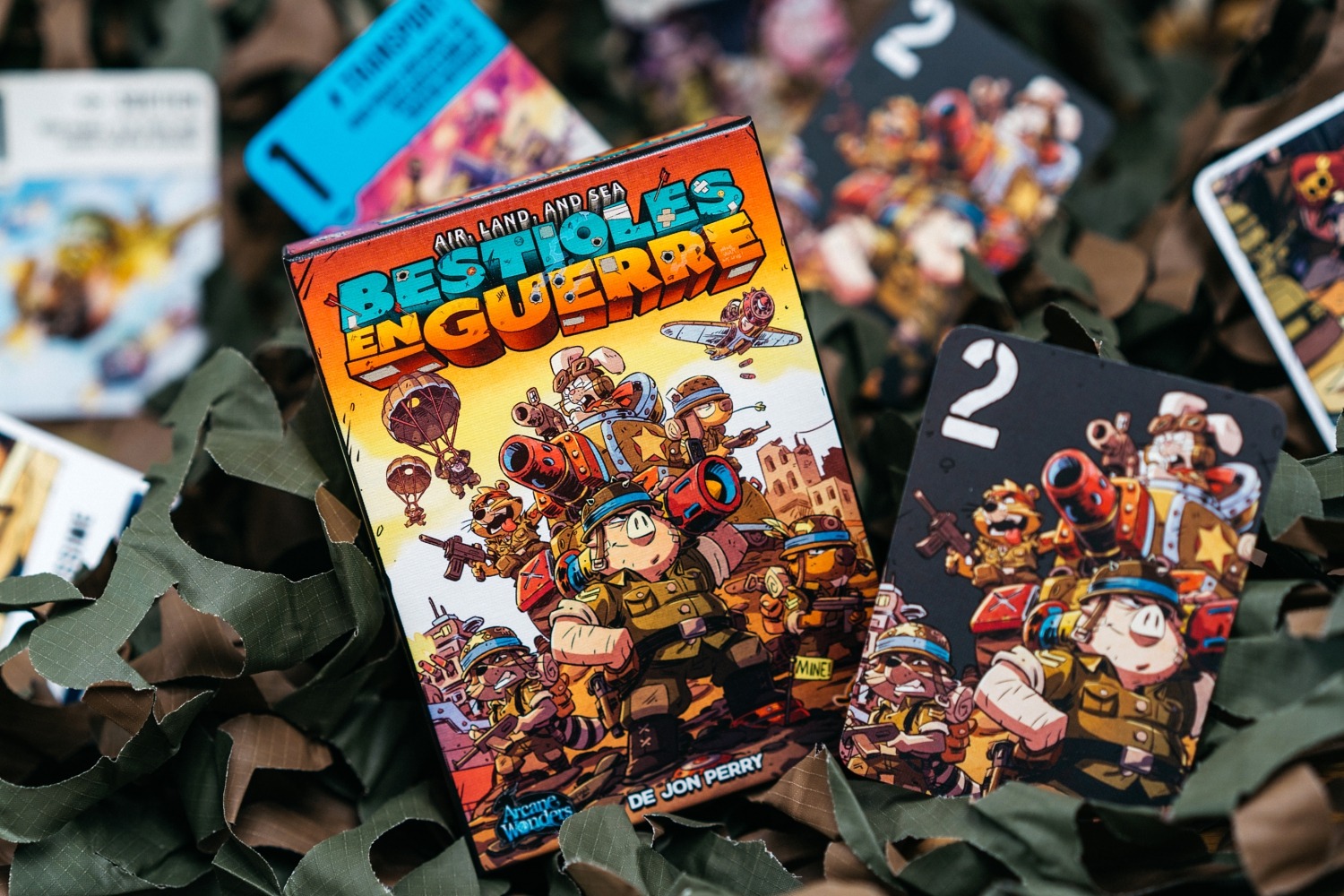 Bestioles en guerre lucky duck games jeu de société boardgame air land and sea