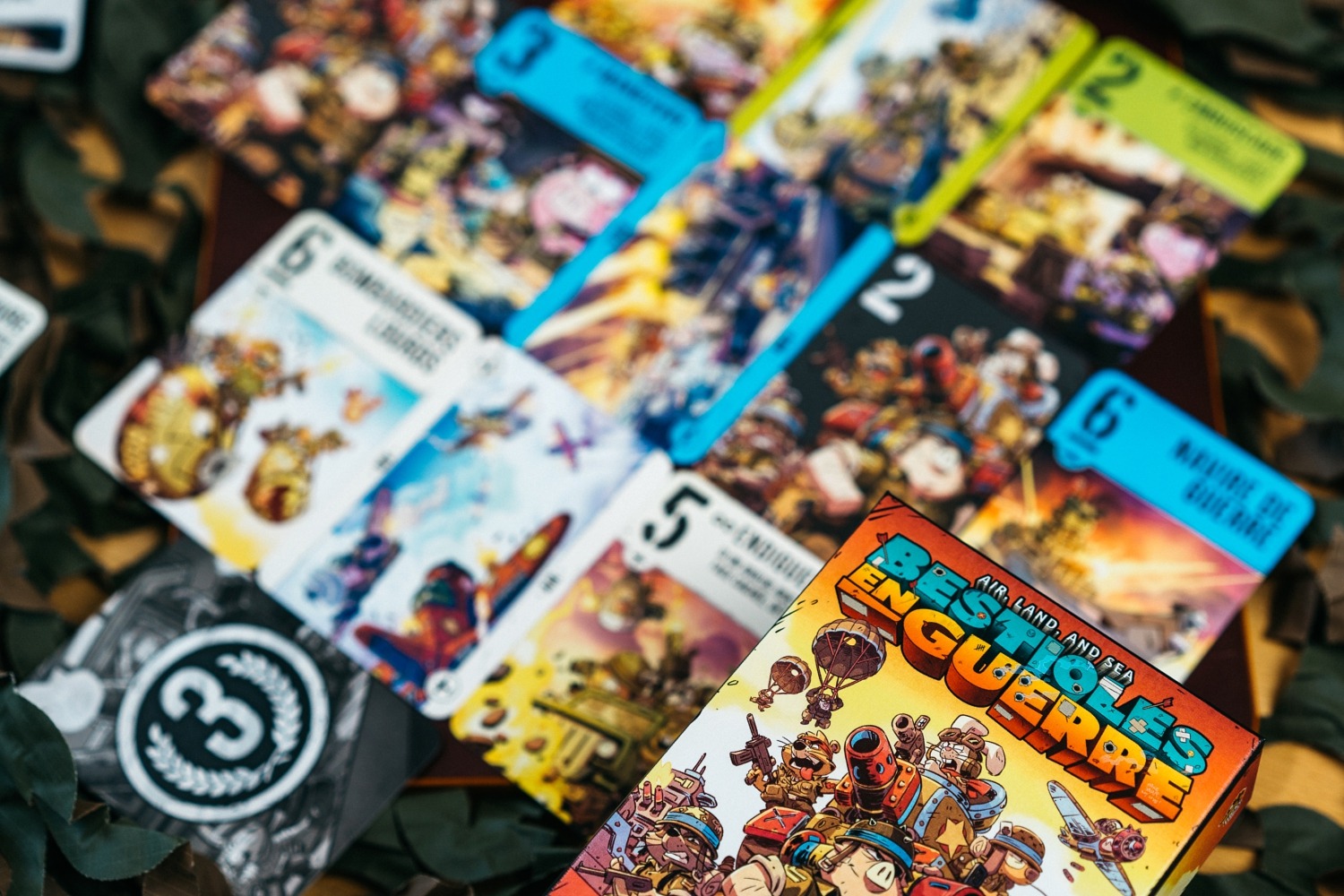 Bestioles en guerre lucky duck games jeu de société boardgame air land and sea
