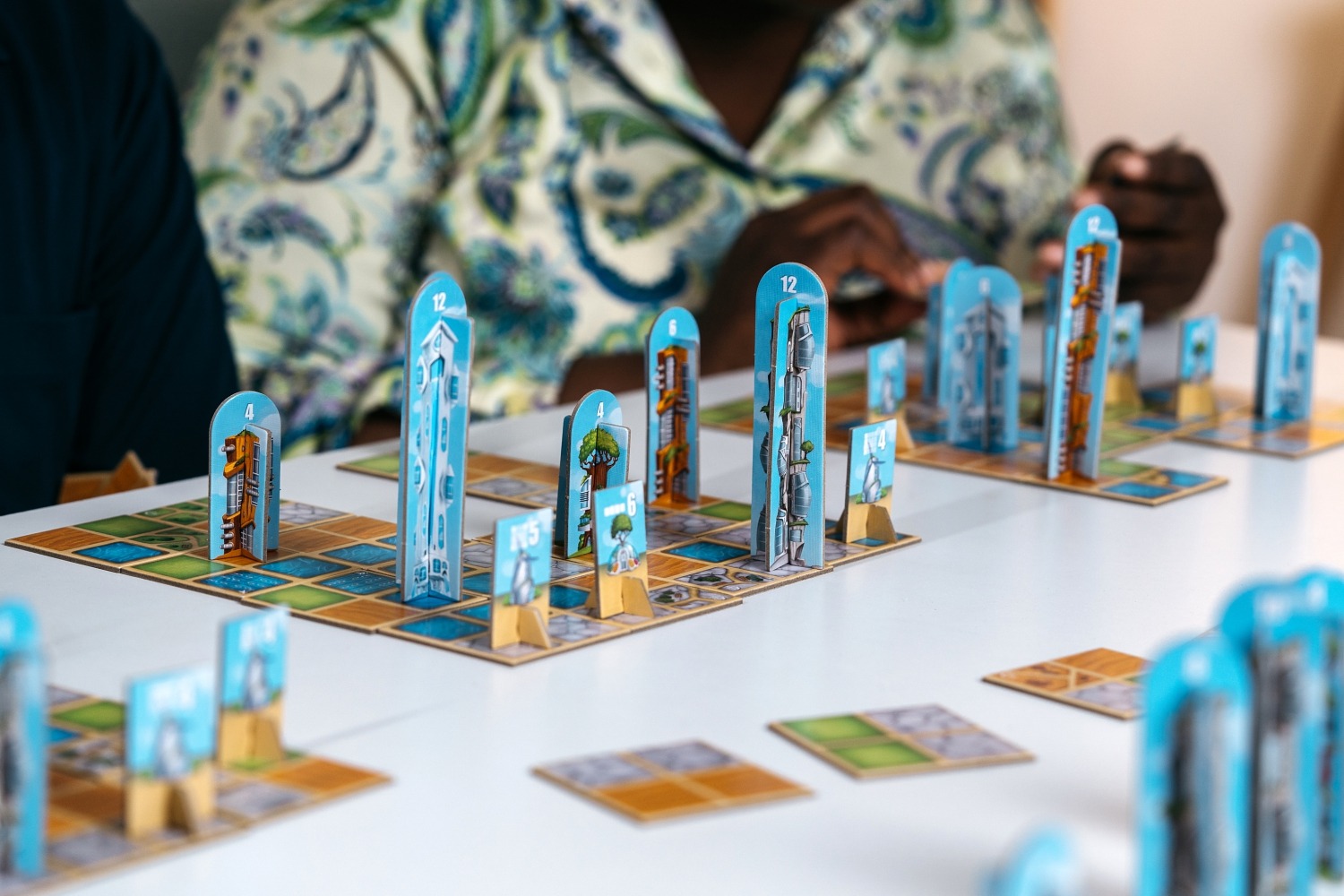 Neoville blue orange jeu de société boardgame