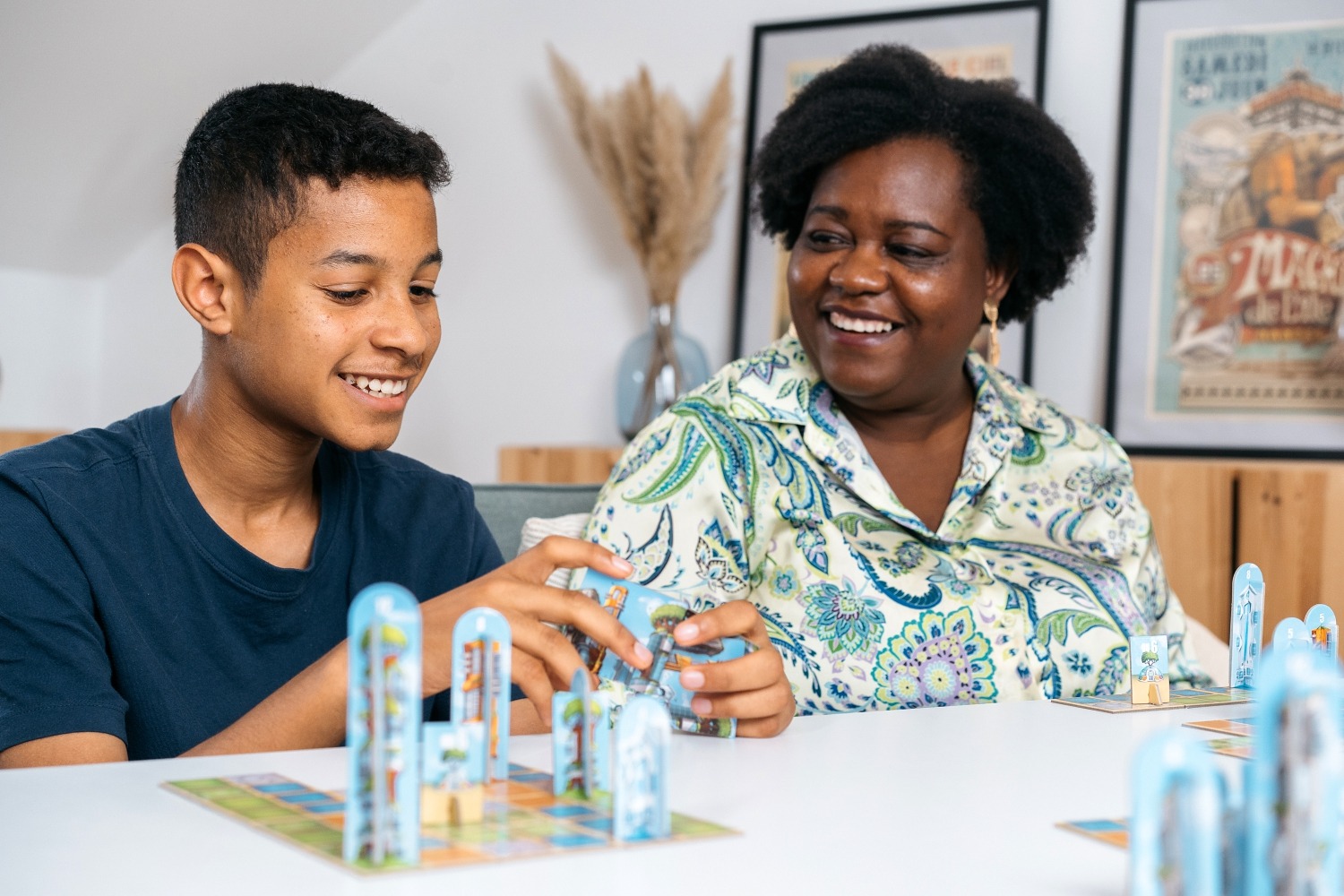 Neoville blue orange jeu de société boardgame