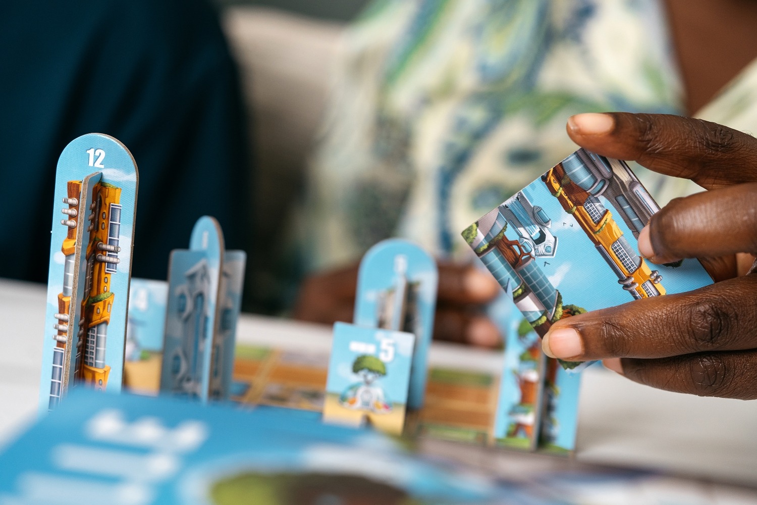 Neoville blue orange jeu de société boardgame