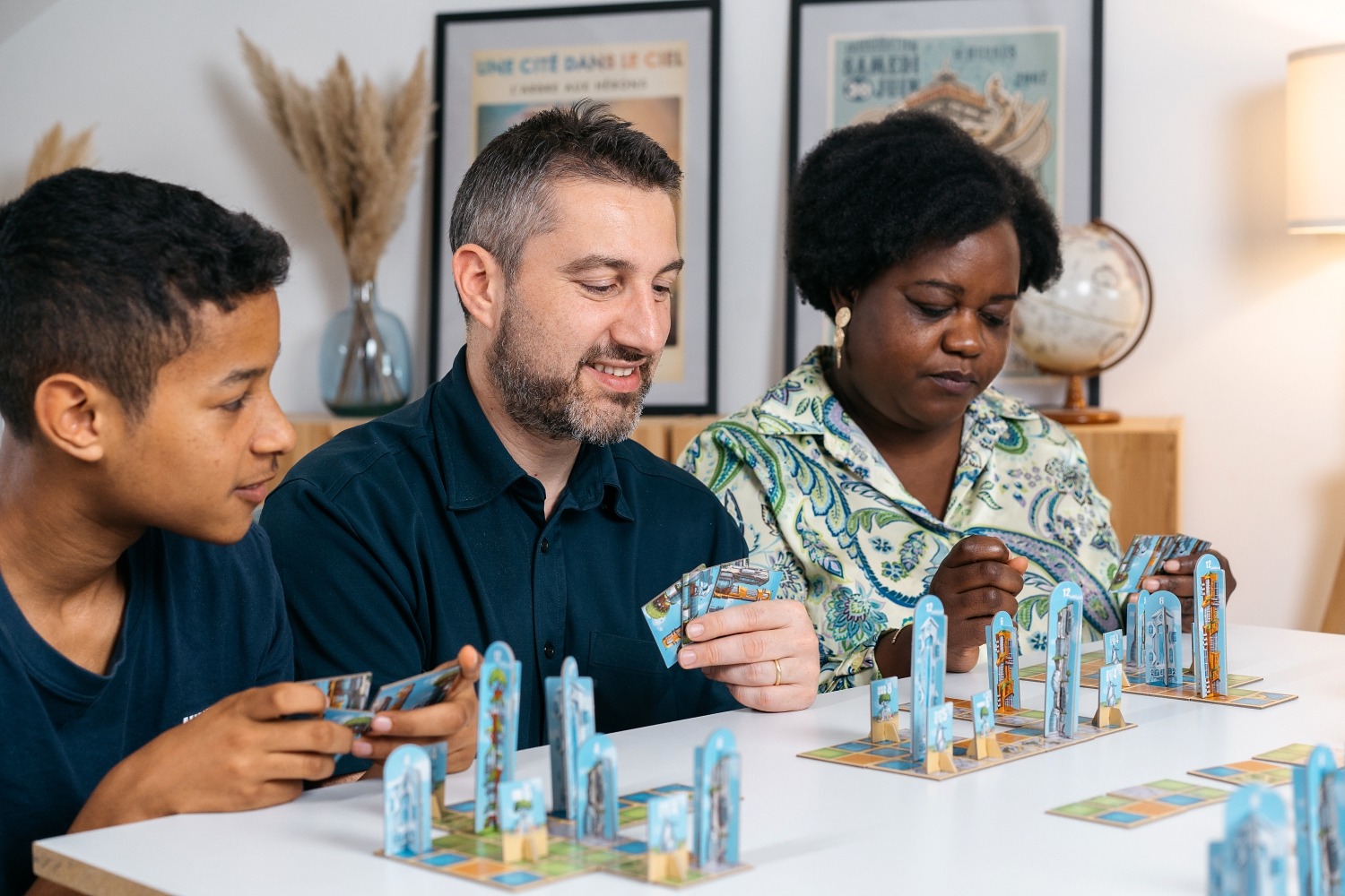 Neoville blue orange jeu de société boardgame