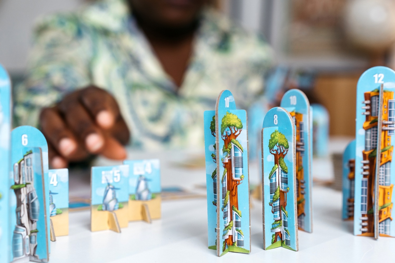 Neoville blue orange jeu de société boardgame