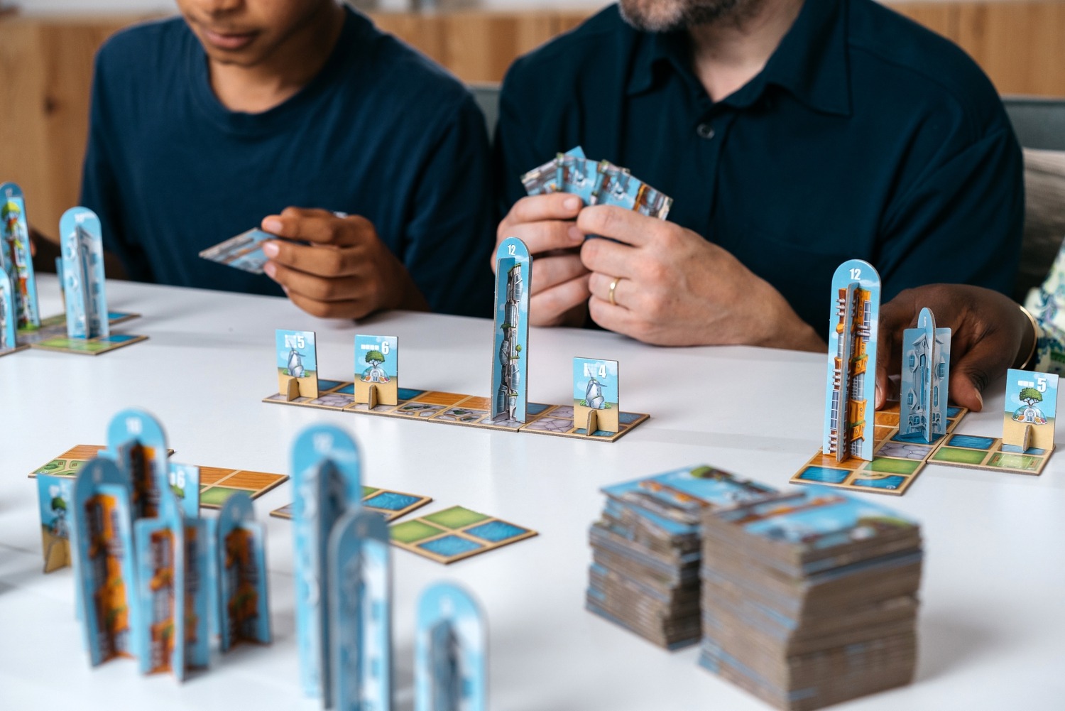 Neoville blue orange jeu de société boardgame