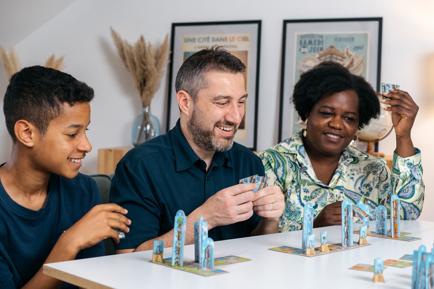 Neoville blue orange jeu de société boardgame