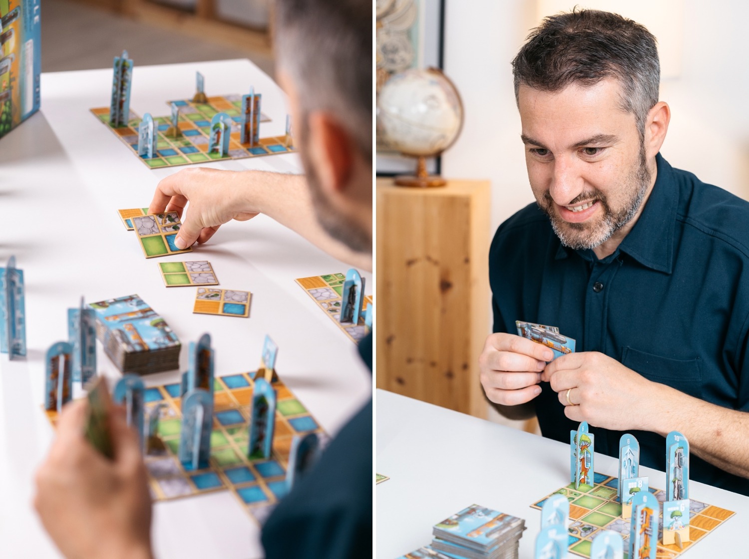 Neoville blue orange jeu de société boardgame