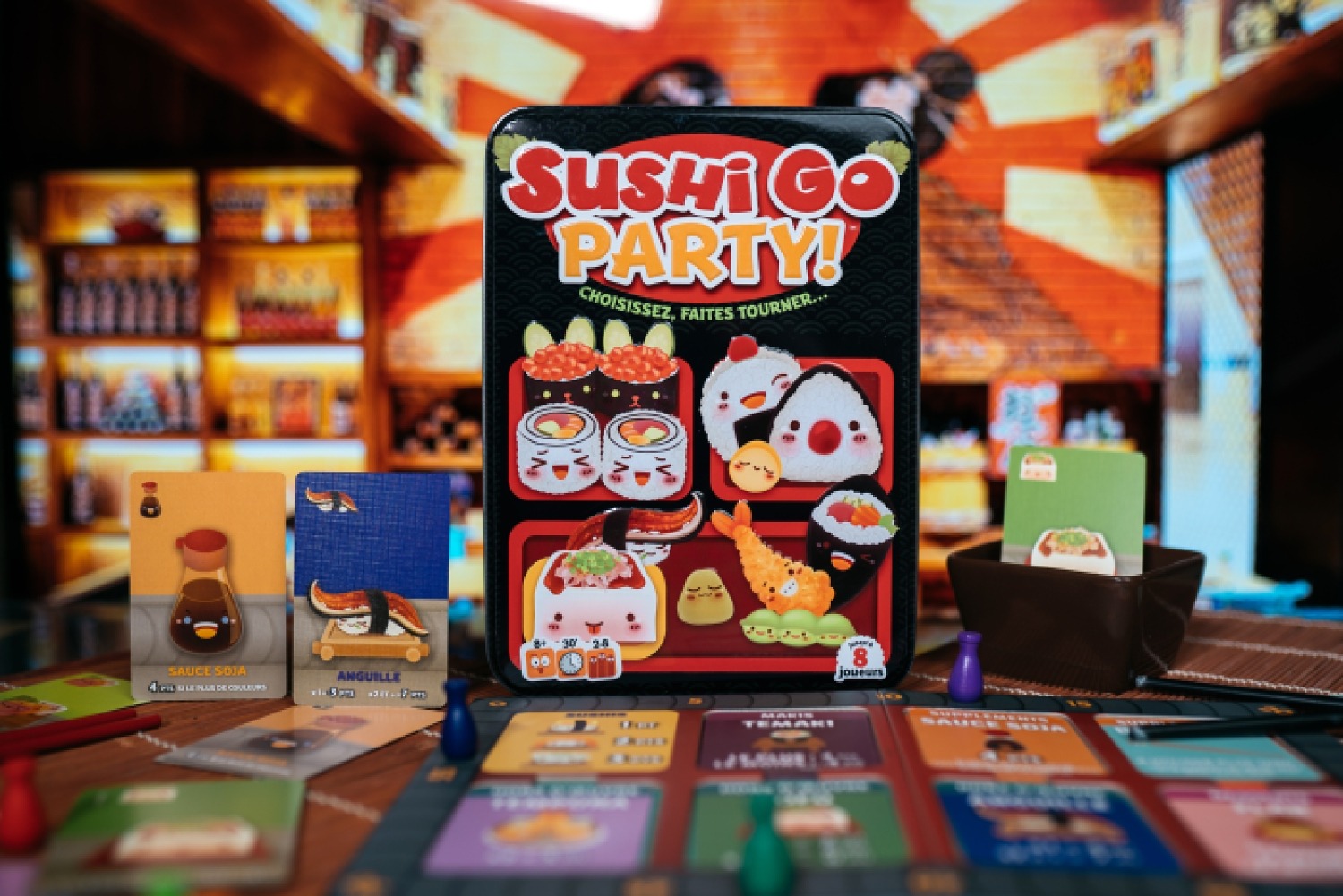sushi go party boardgame jeu de société cocktail games 