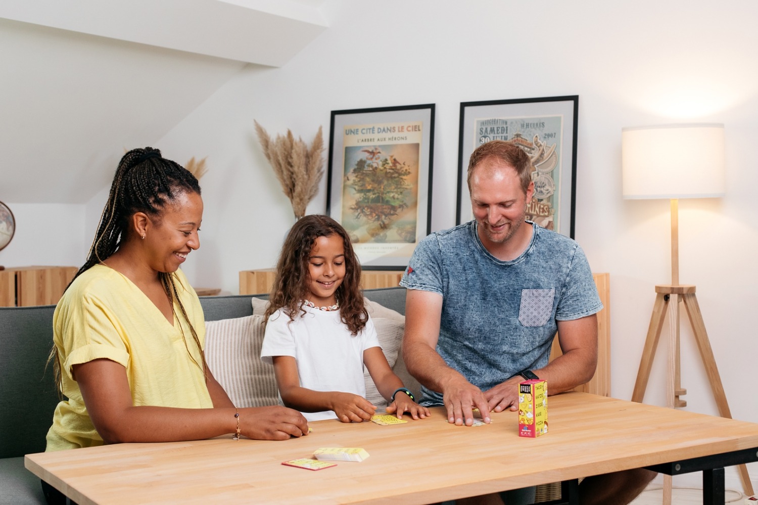 Taco chat bouc cheese pizza blue orange jeu de société boardgame tribuo