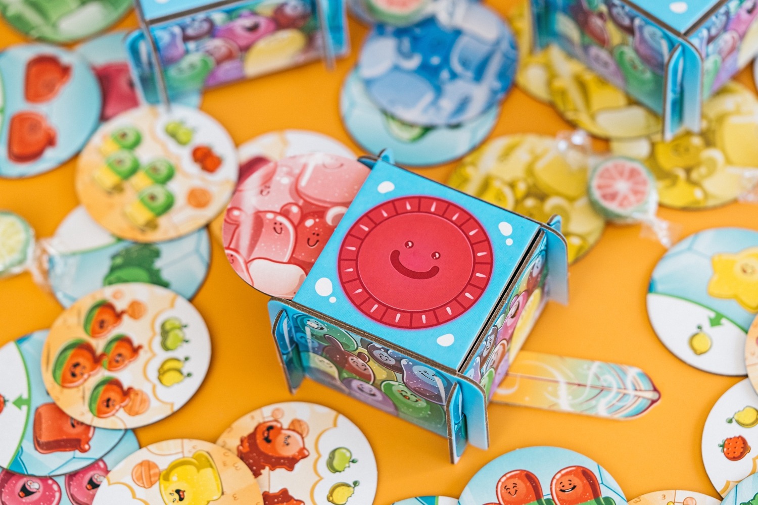 Gummiland Blue Orange jeu de société boardame photography spiel