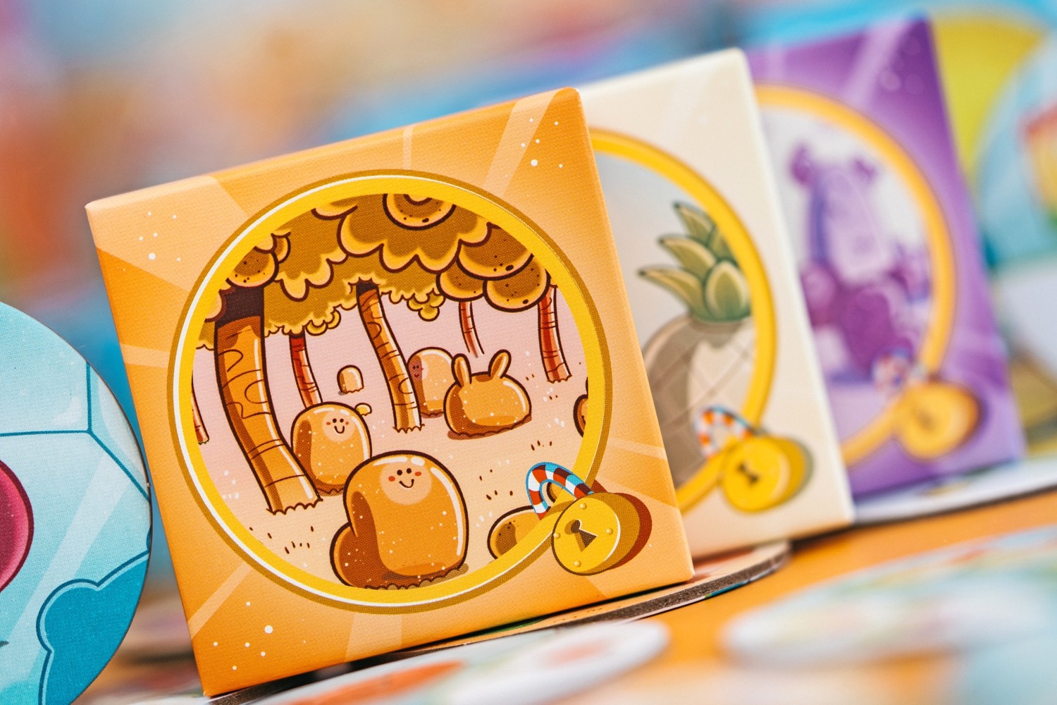 Gummiland Blue Orange jeu de société boardame photography spiel