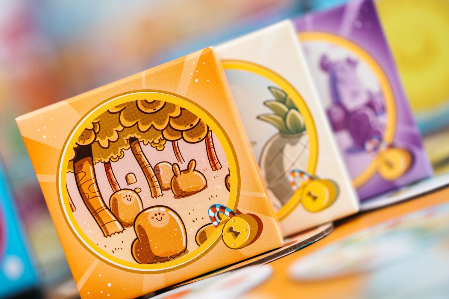 Gummiland Blue Orange jeu de société boardame photography spiel