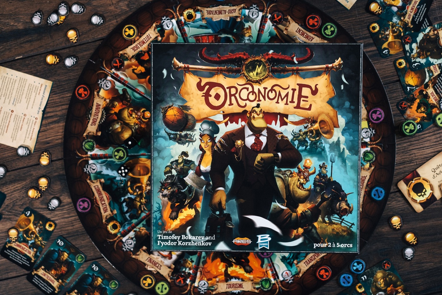 Orconomie boardgame bragelonne jeu de société 