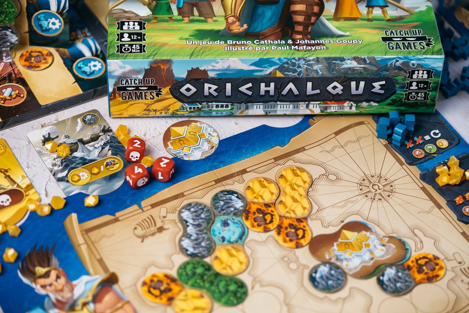 Orichalque catch up games jeu de société boardgame bgg