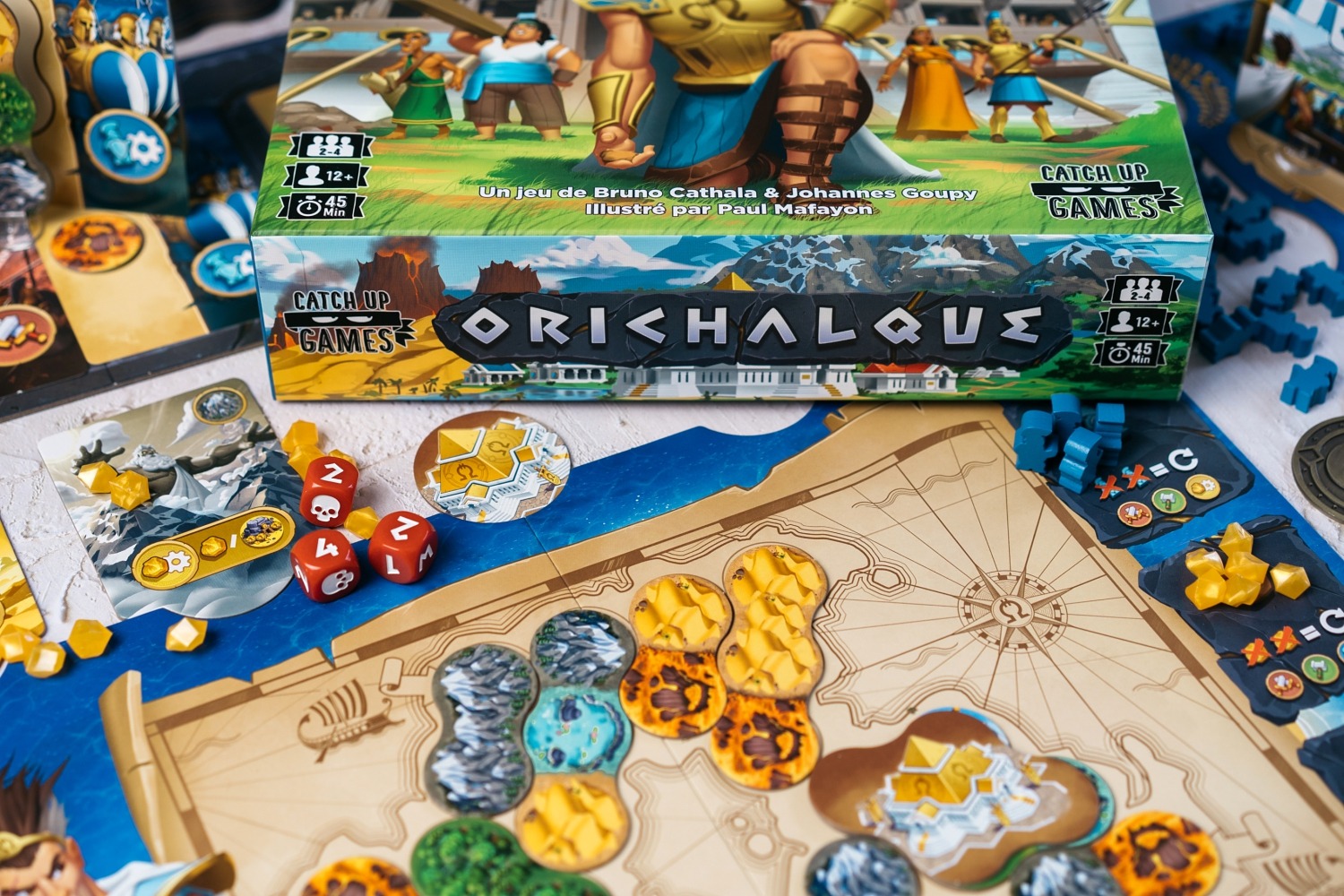 Orichalque catch up games jeu de société boardgame bgg